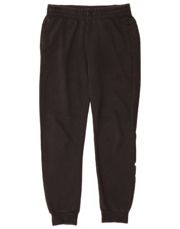 Damskie spodnie dresowe Adidas Graphic Joggers UK 8/10 Małe czarne bawełniane