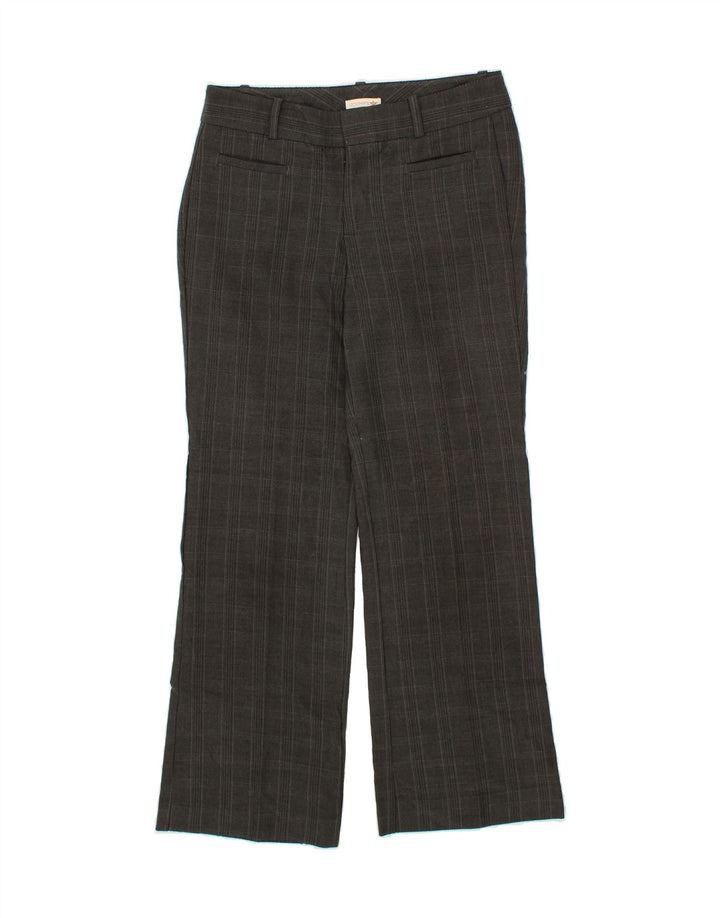 DOCKERS Womens Bootcut Casual Trousers US 6 Medium W30 L30 Grey Check Vintage Dockers and Second-Hand Dockers from Messina Hembry 