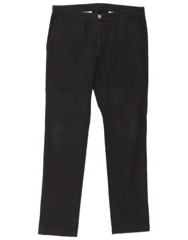 Męskie spodnie chino M.Grifoni IT 48 Medium W32 L31 Granatowa bawełna