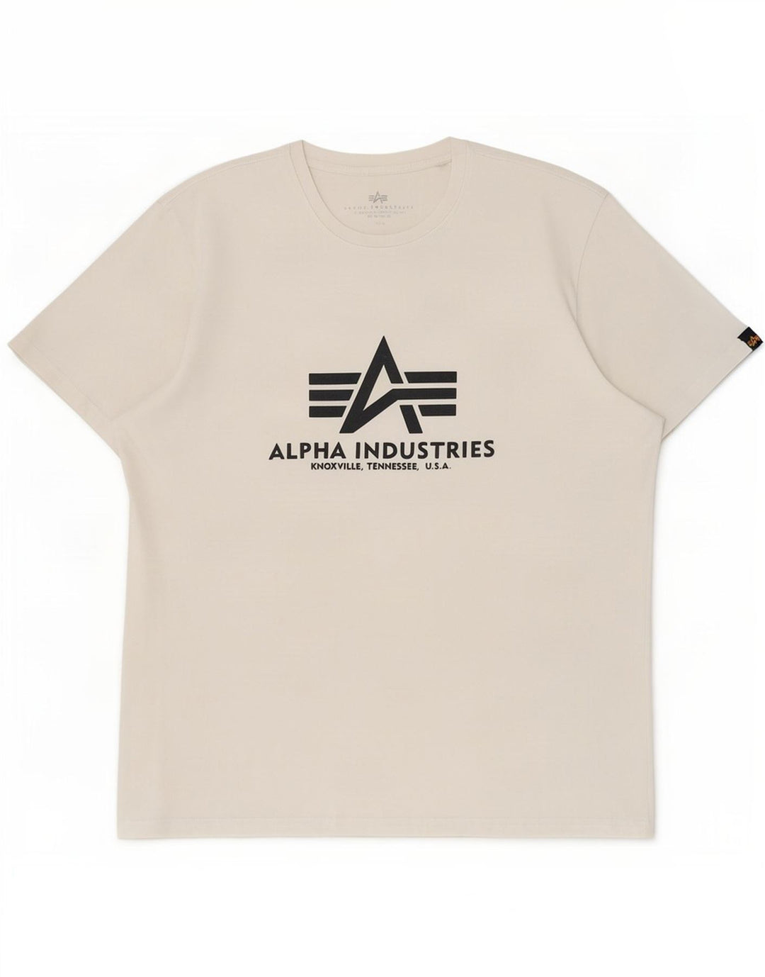 Męski T-shirt z grafiką Alpha Industries, duży, biały