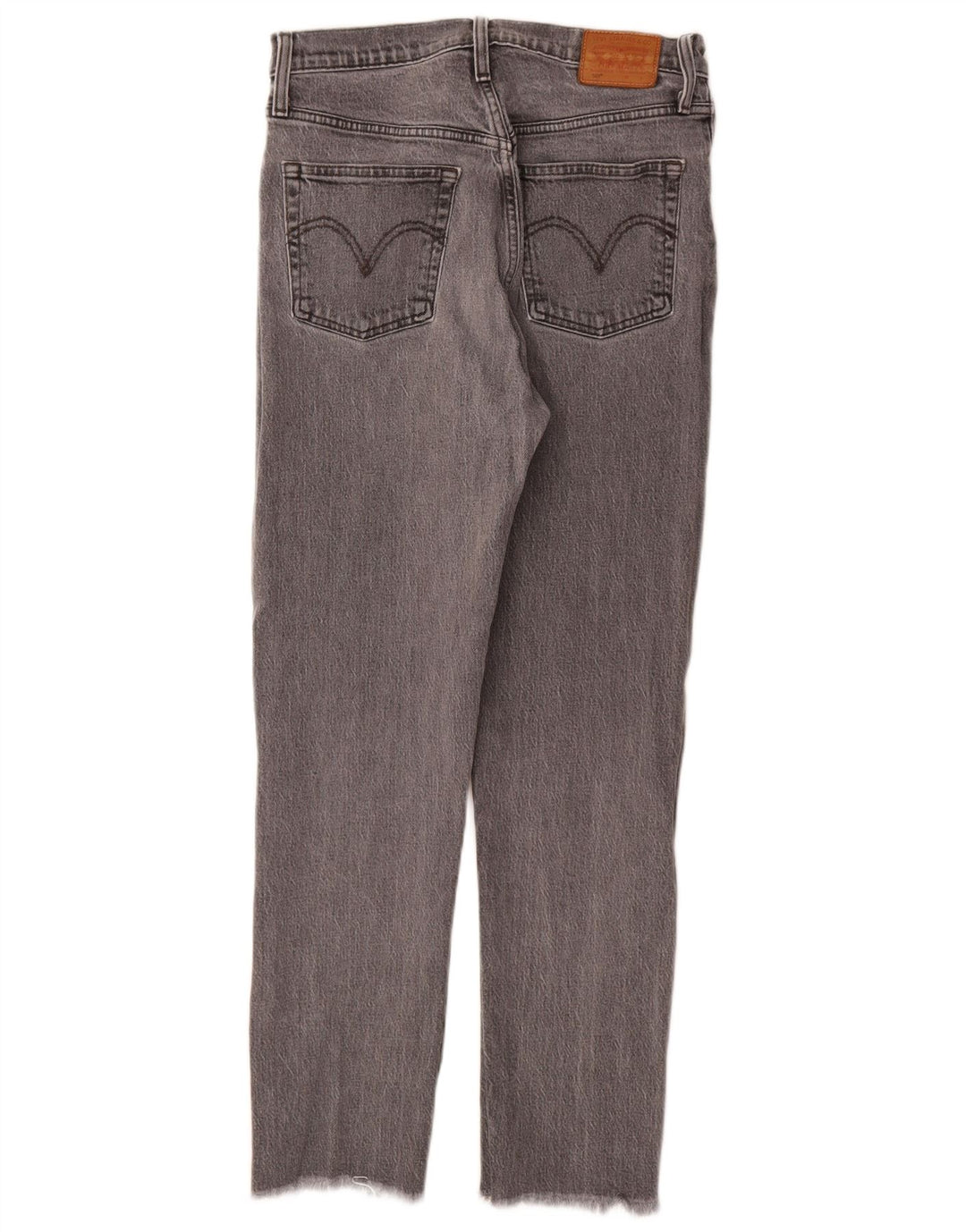Damskie jeansy Levi's 501 Straight W28 L28 Szara bawełna