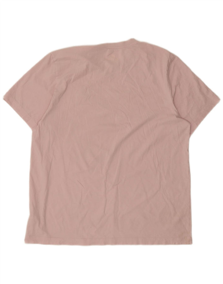 T-shirt męski Nike XL, różowy, bawełniany