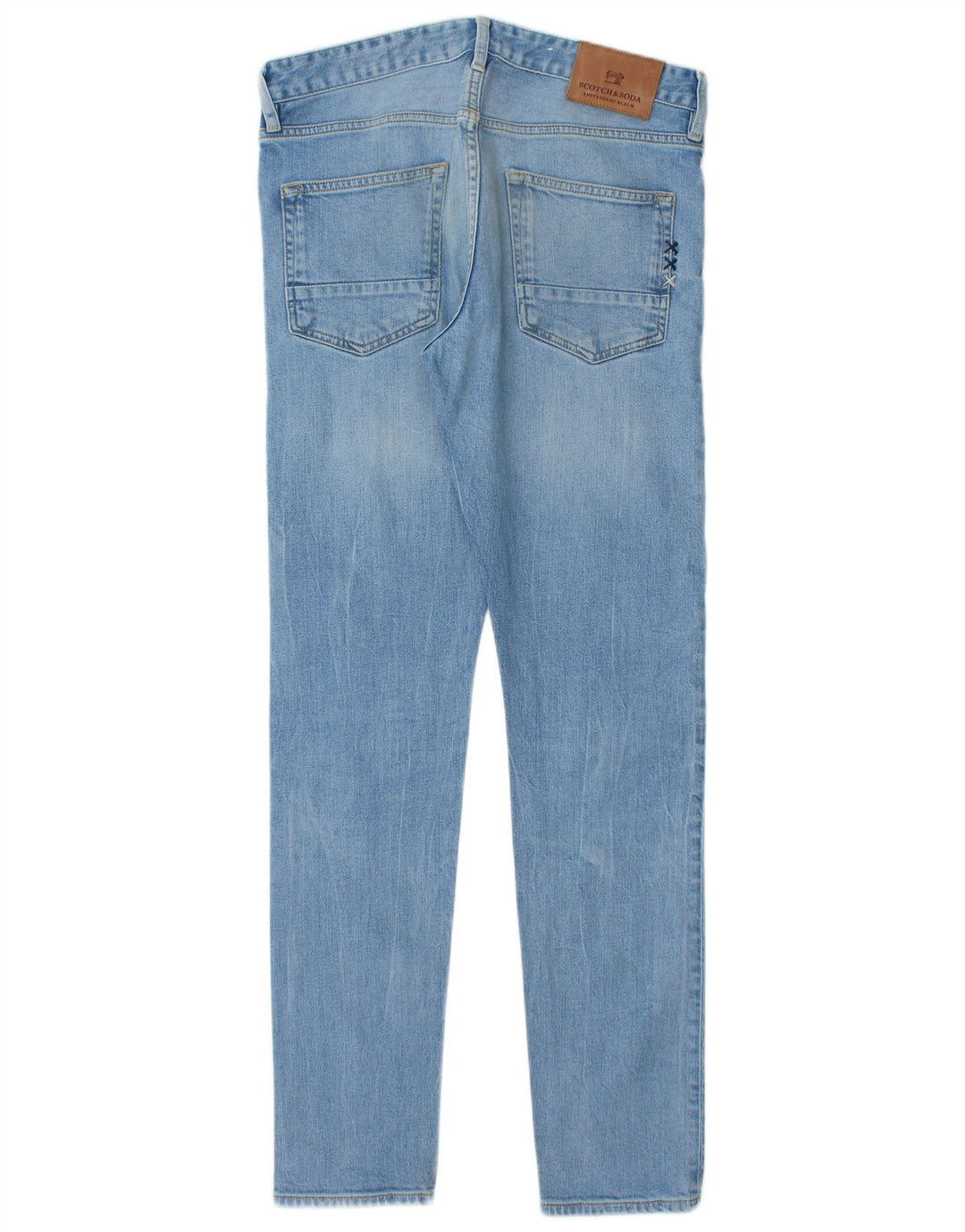 Scotch & Soda Męskie dżinsy Ralston Slim W30 L32 Niebieskie bawełniane