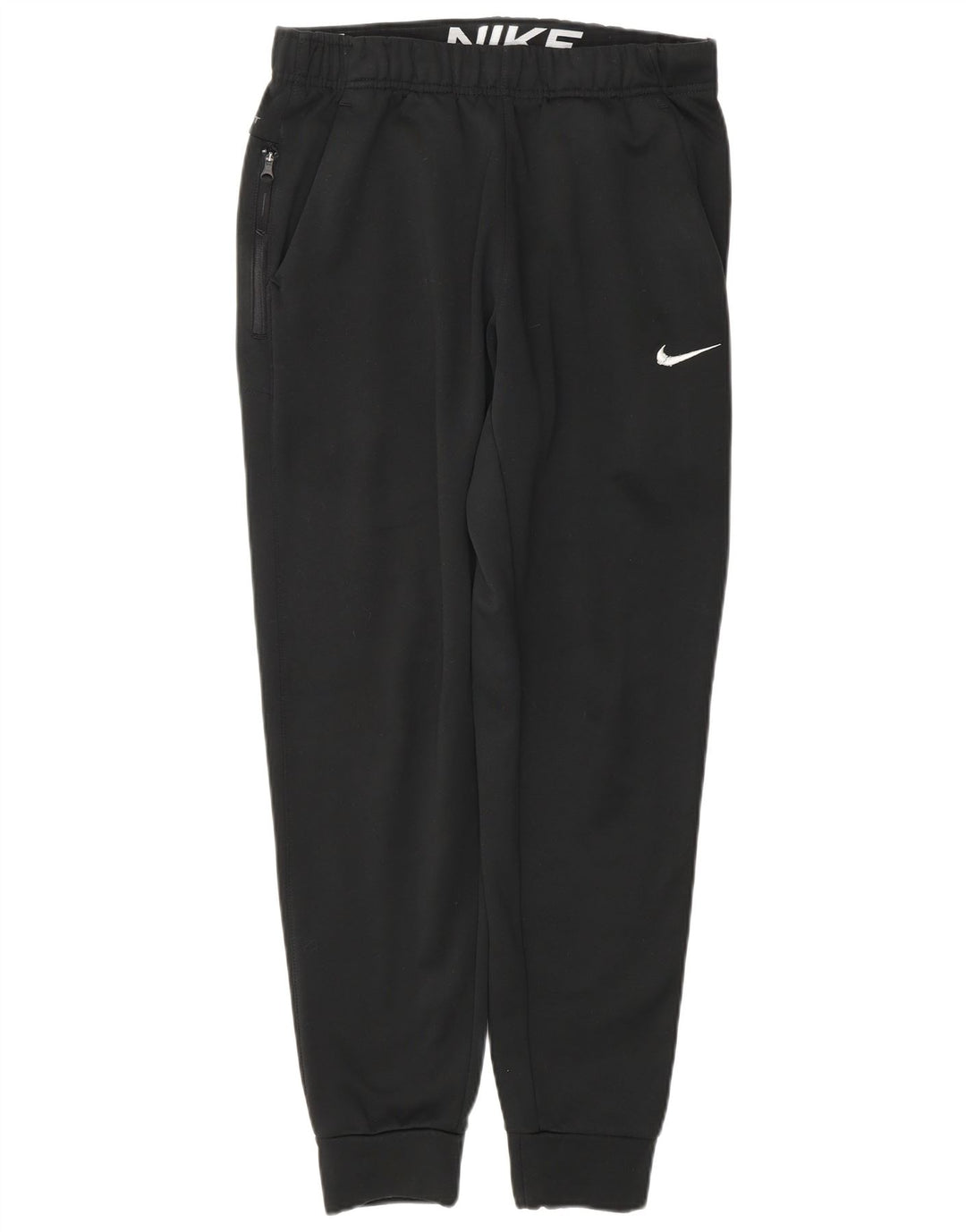 Męskie spodnie dresowe Nike Therma-Fit Joggers, małe, czarne, poliestrowe
