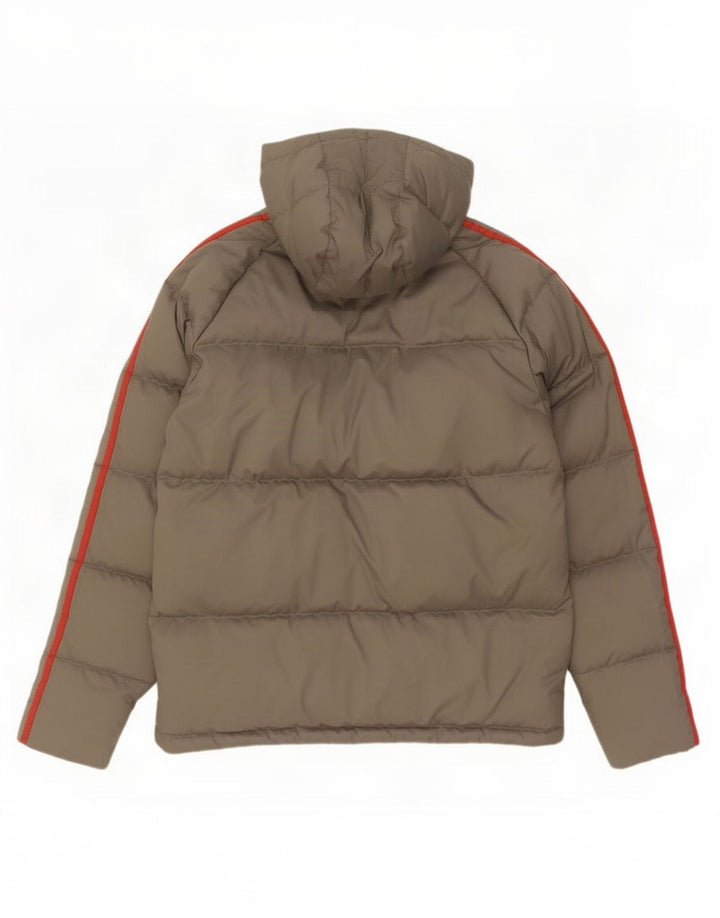 Męska wyściełana kurtka z kapturem Adidas UK 36 Small Grey
