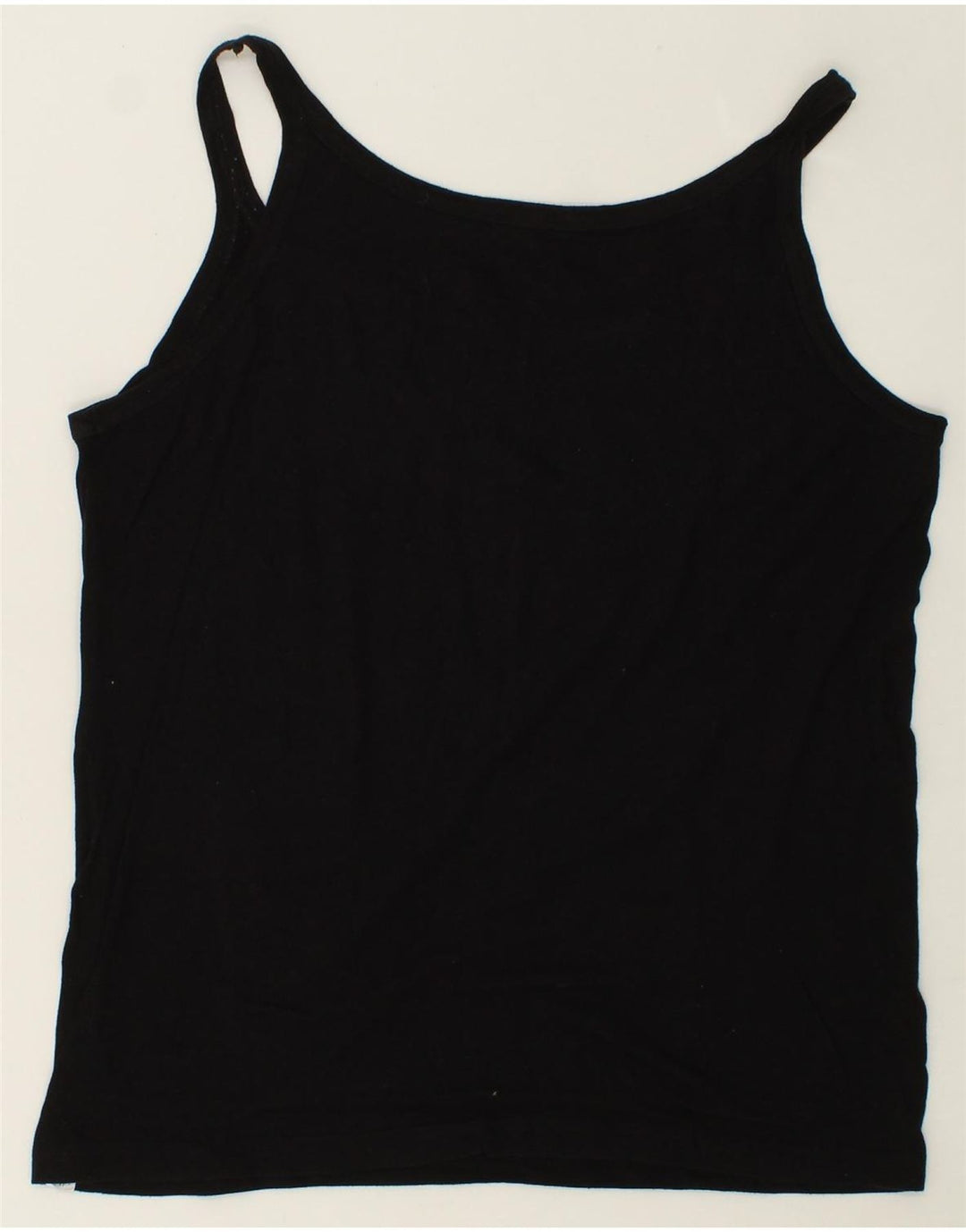 KAPPA Womens Cami Top UK 18 XL Black Cotton Vintage Kappa and Second-Hand Kappa from Messina Hembry 