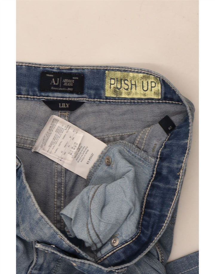 Dżinsy damskie ARMANI Lily Slim W28 L28 Niebieskie bawełniane