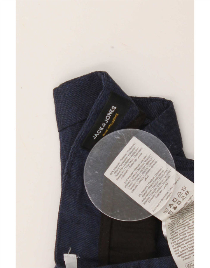 Męskie spodenki chino Jack & Jones, duże, W34, granatowe, poliestrowe