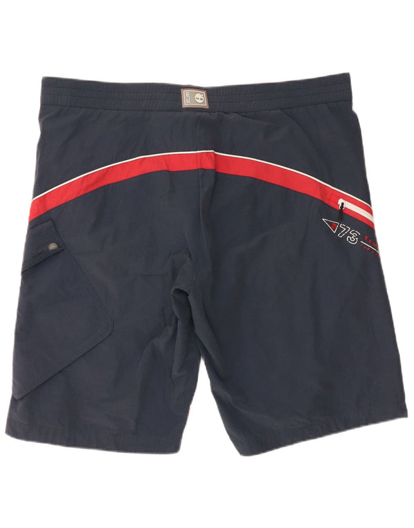 Męskie szorty cargo Timberland Graphic XL W40, bawełna w kolorze granatowym