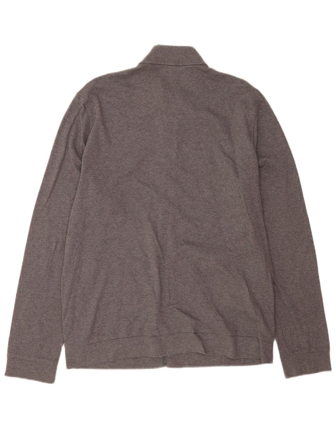 Męski sweter rozpinany Hugo Boss o regularnym kroju XL, szara bawełna