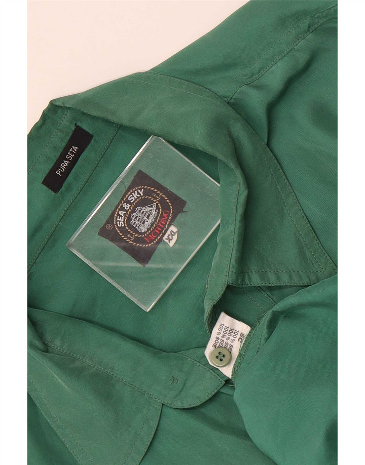 Koszula męska Sea & Sky 2XL Zielony jedwab