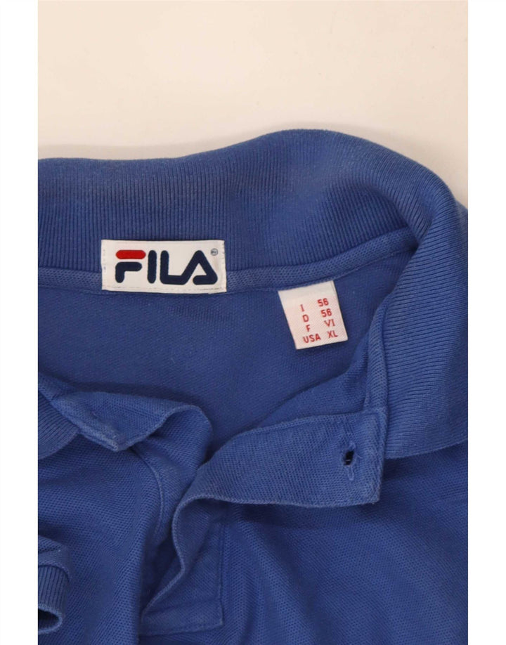 Męska koszulka polo Fila XL niebieska