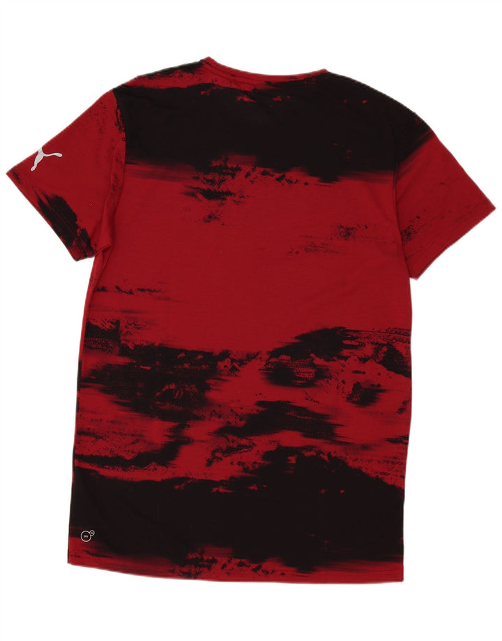 T-shirt męski Puma Top, średni burgund, blok kolorów