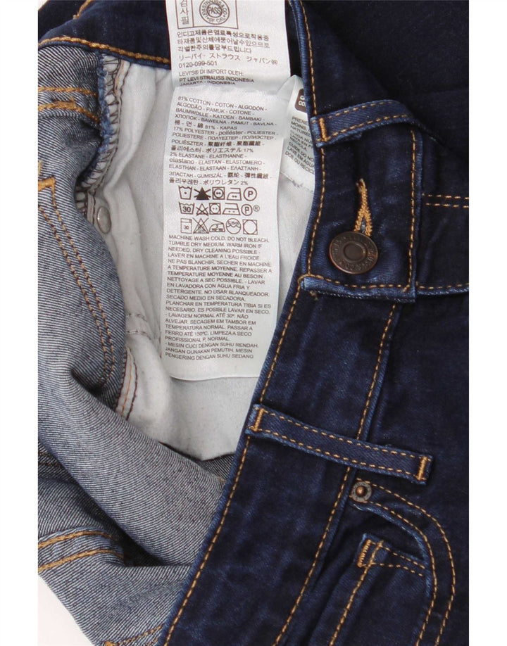 Damskie dżinsy Levi's 715 Bootcut W28 L26 Granatowa bawełna