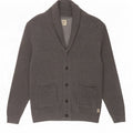 Męski sweter kardigan Jack & Jones, duży, szary, bawełniany