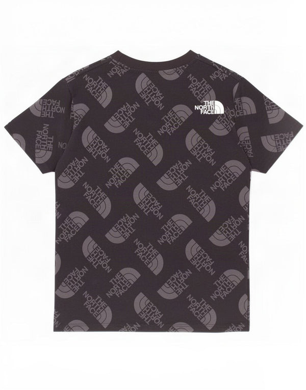 Chłopięcy T-shirt z grafiką The North Face 9-10 lat, średni czarny, bawełniany