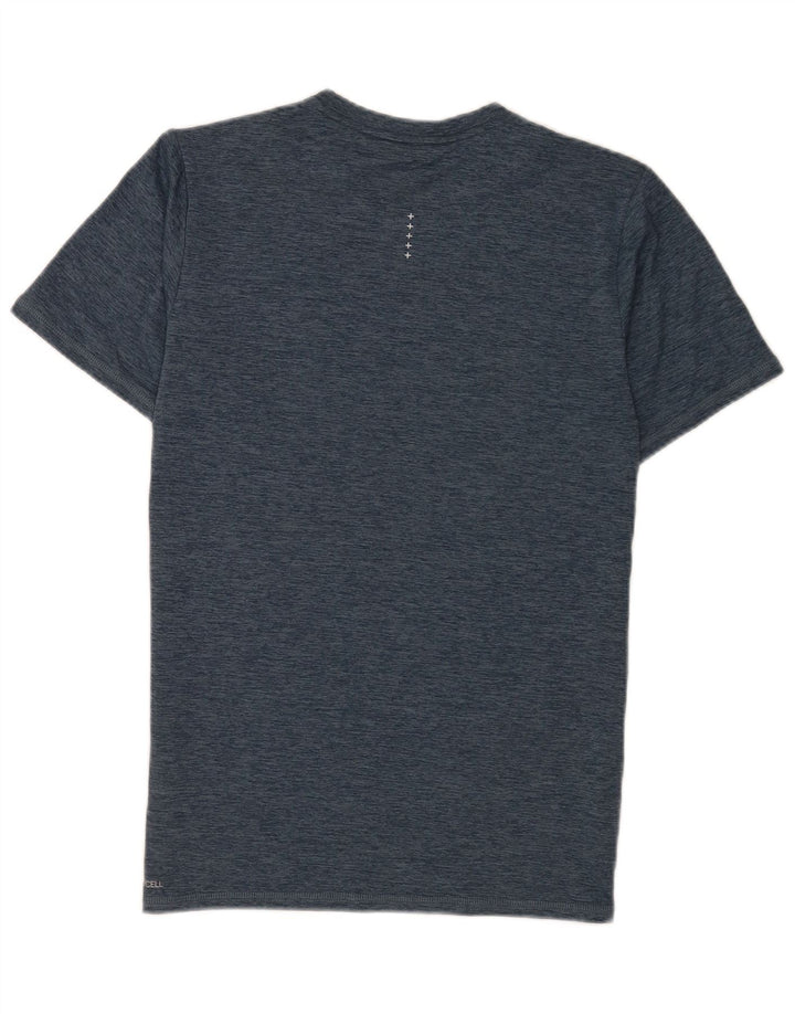 T-shirt męski Puma, mały, granatowy, nakrapiany