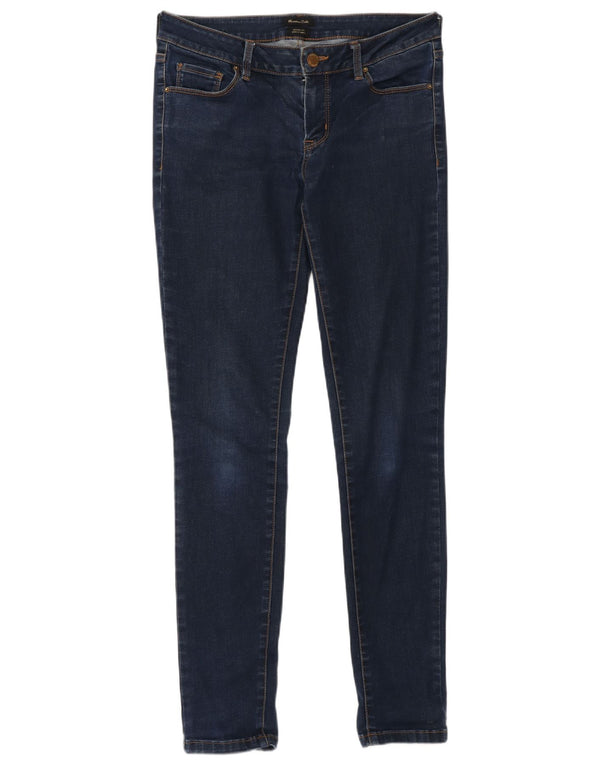 Damskie jeansy skinny Massimo Dutti EU 38 Small W28 L30 Granatowa bawełna