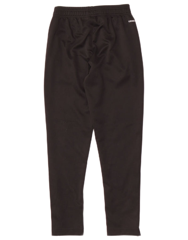 Adidas Boys Aeroready Tracksuit Trousers 9-10 Years Black Polyester