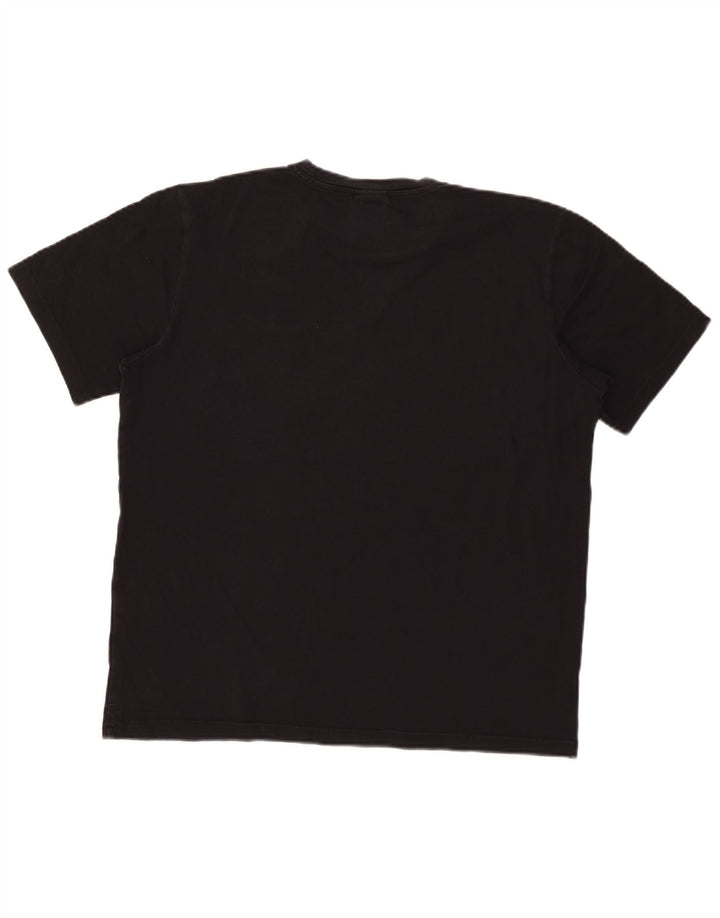 Męski T-shirt Champion Smiley Graphic Top, duży, czarny