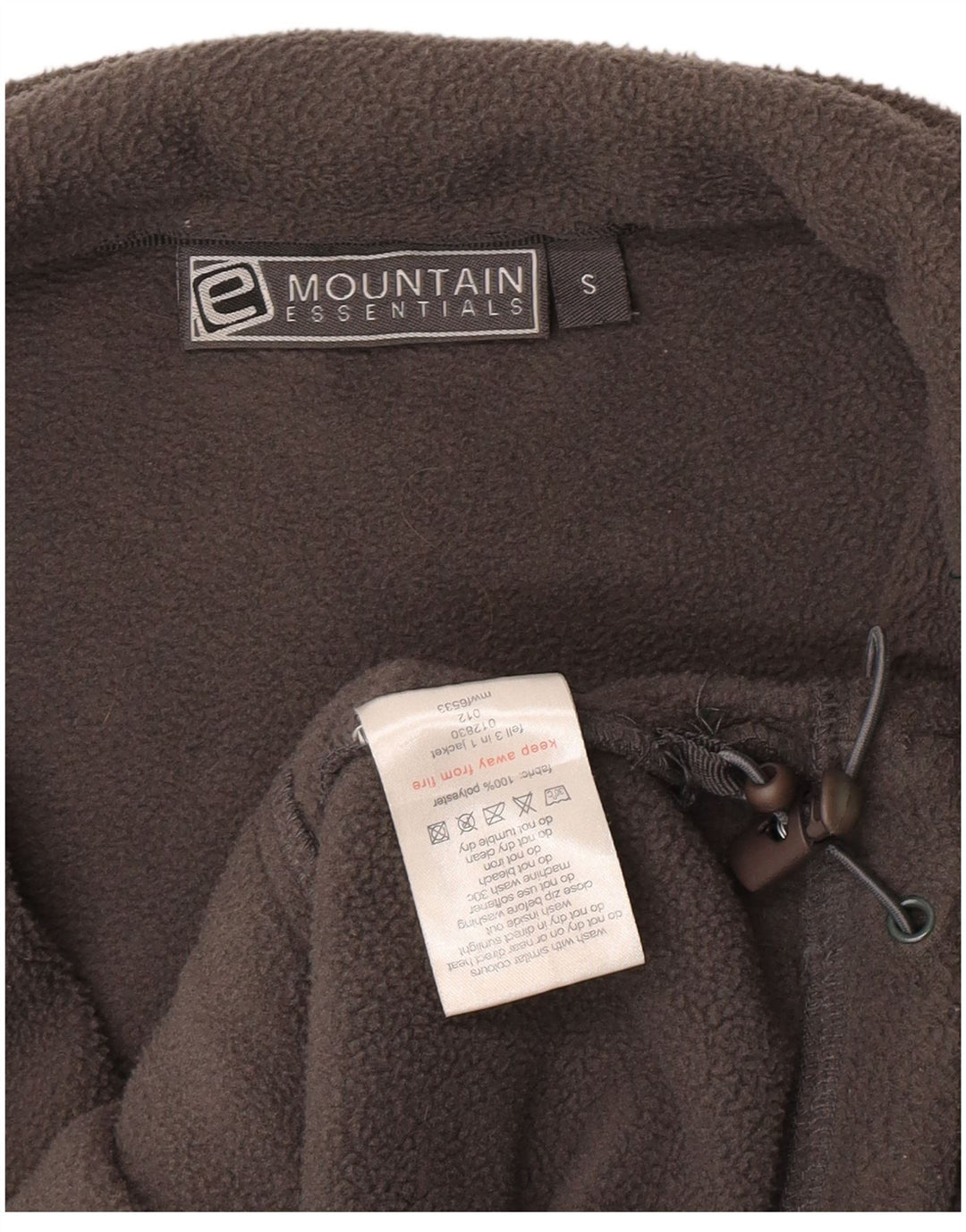 Męska kurtka polarowa Mountain Essentials UK 36, mała, szary poliester