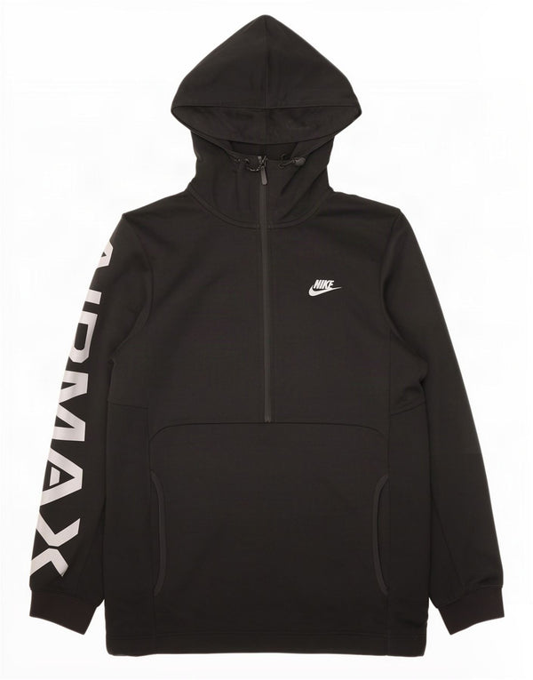 Damska bluza z kapturem Nike Air Max Oversize z zamkiem błyskawicznym UK 10, mała czarna