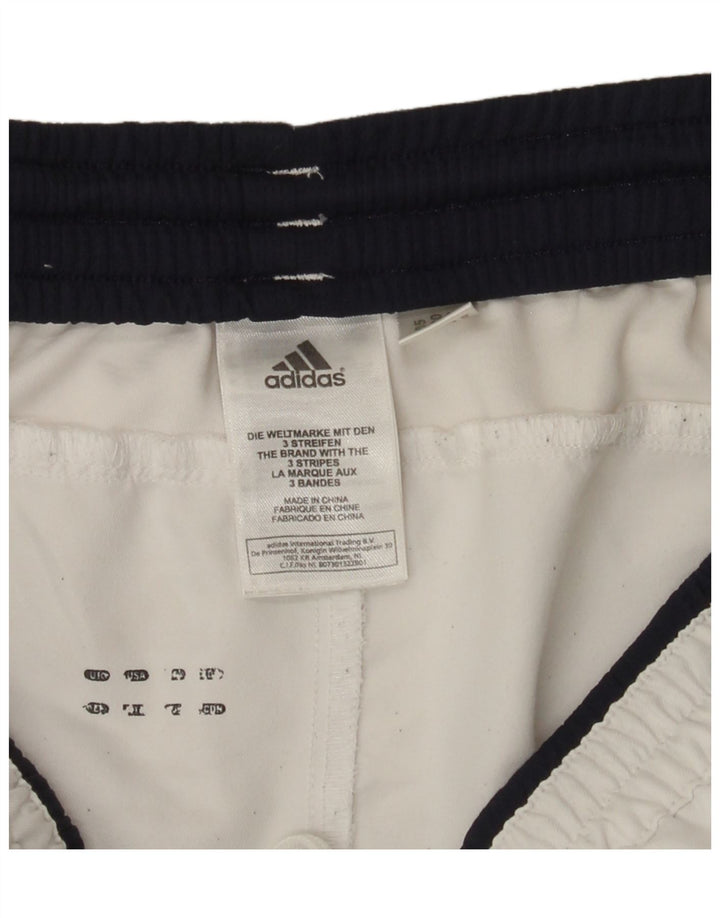 ADIDAS Mens Sport Shorts Large  White Polyester