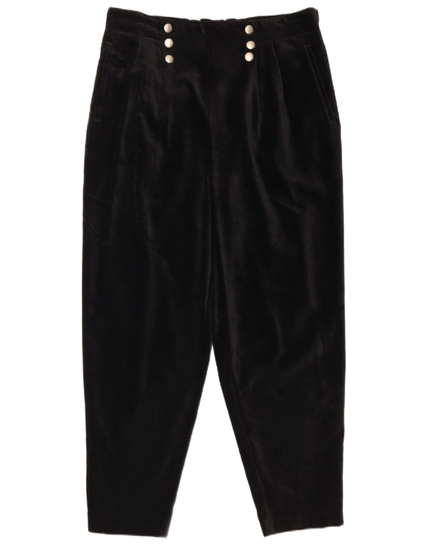 Spodnie damskie C&A New Fast Tapered Velvet EU 46 XL W34 L28 Czarne