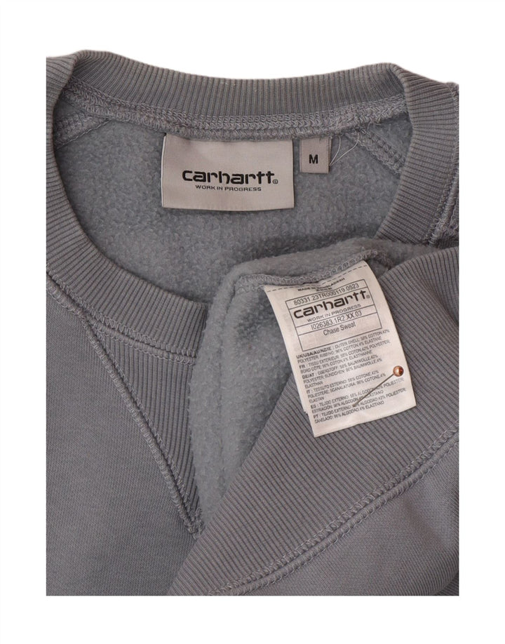 Sweter męski Carhartt, średnioniebieski, bawełniany