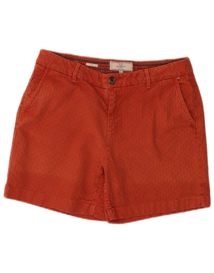 Damskie spodenki Chino Fat Face UK 12 Medium W32 Czerwone bawełniane