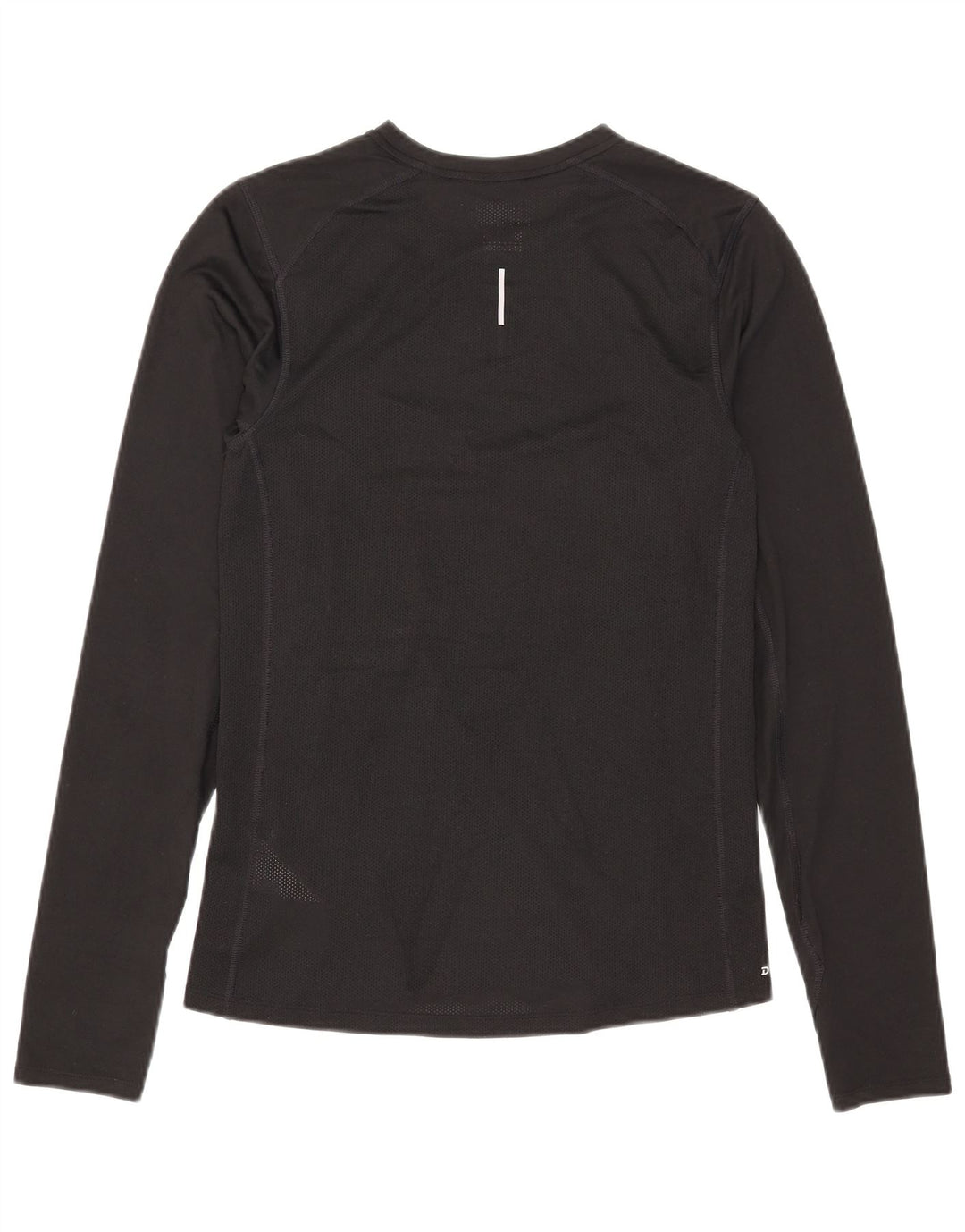 Męska koszulka Nike Dri Fit z długim rękawem, mała, czarna, poliestrowa