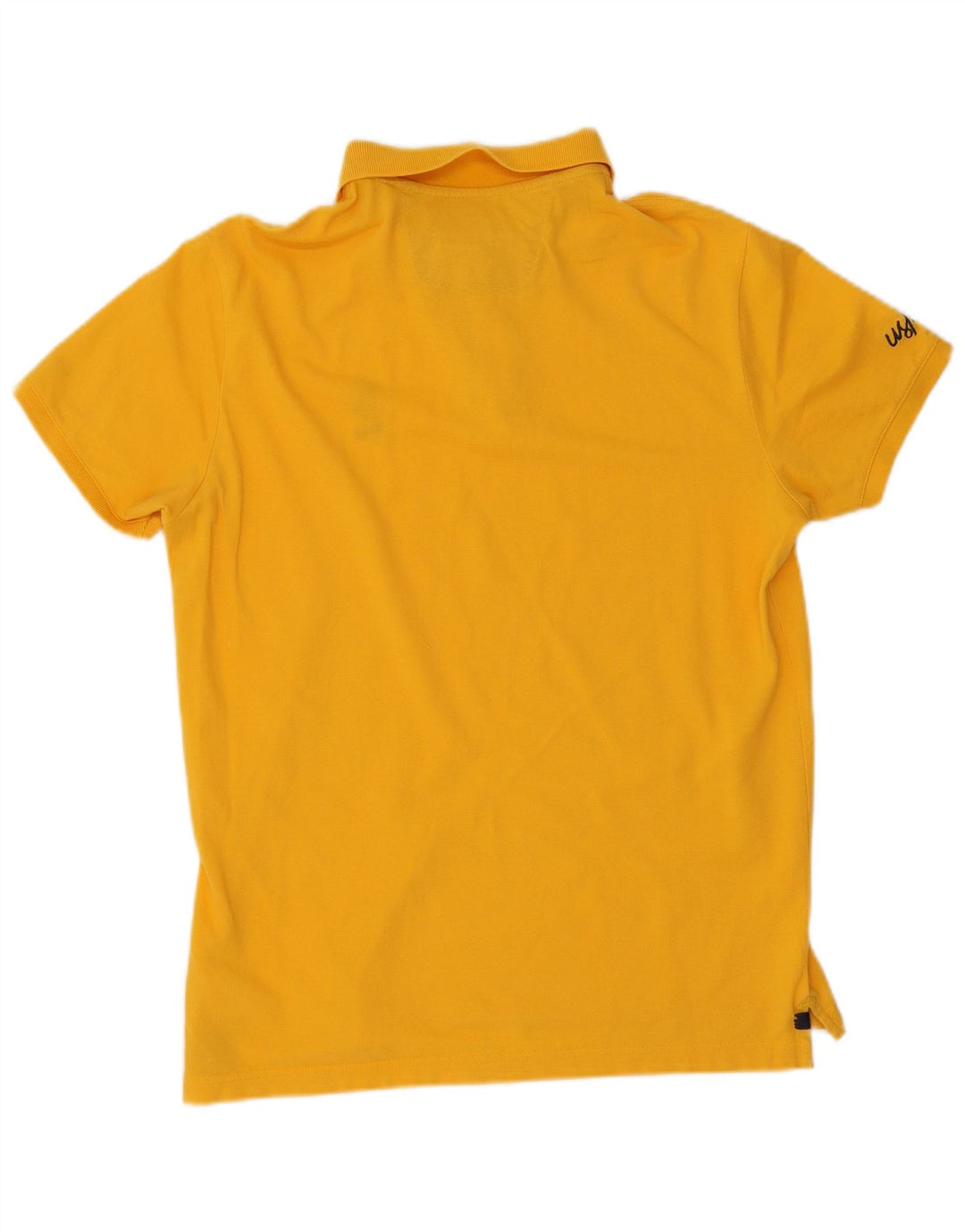 US Polo Assn. Koszula męska, średnia, żółta, bawełniana