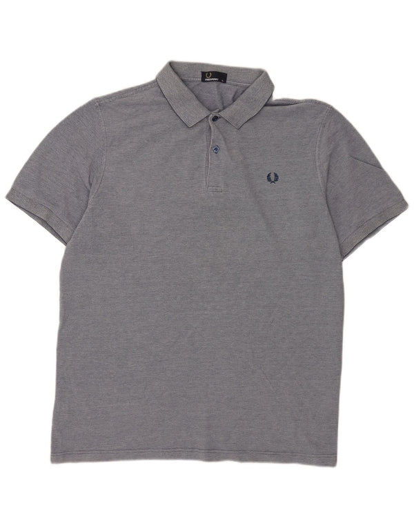 Męska koszulka polo Fred Perry XL, niebieska, bawełniana