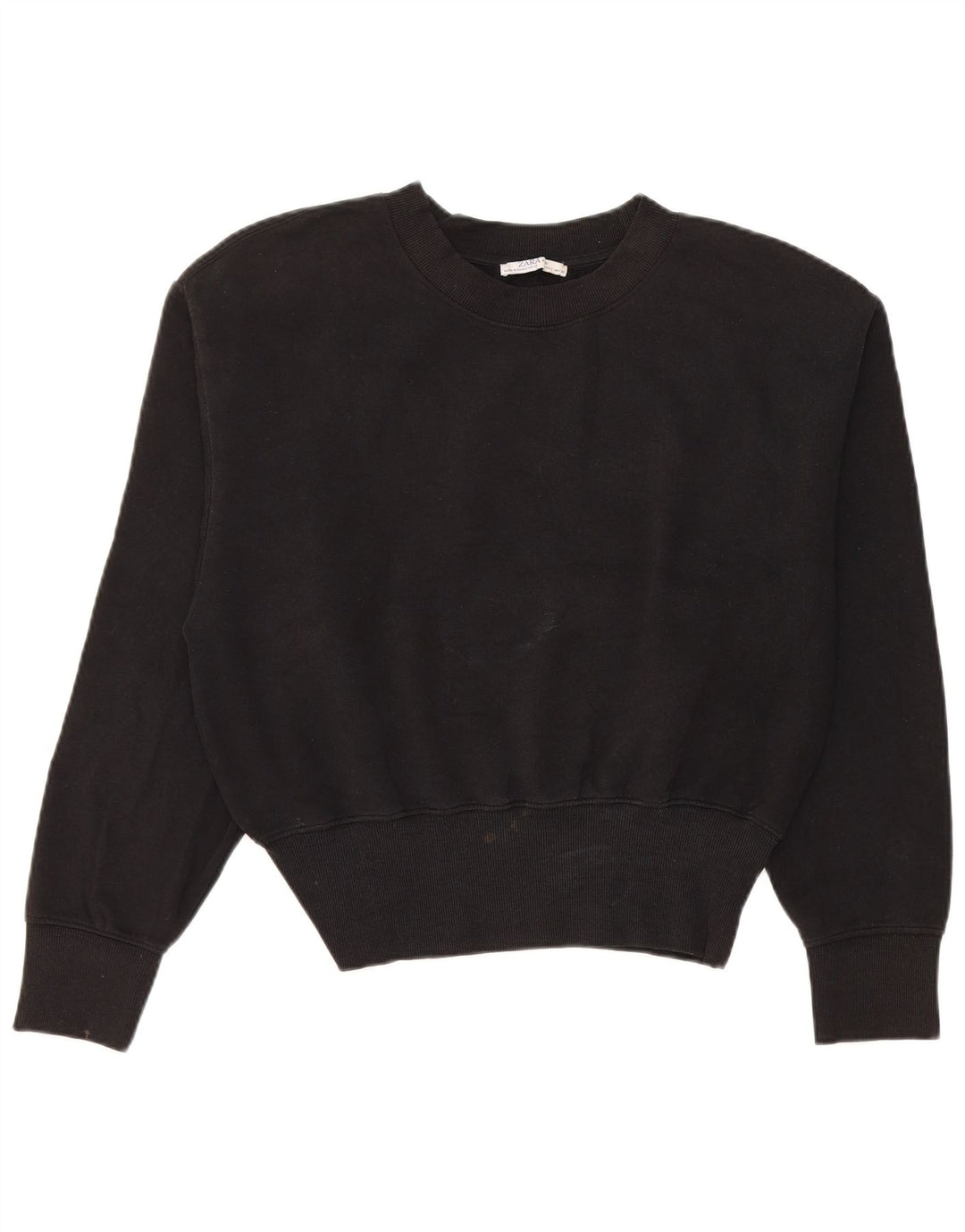 Sweter damski Zara UK 16, duży, czarny
