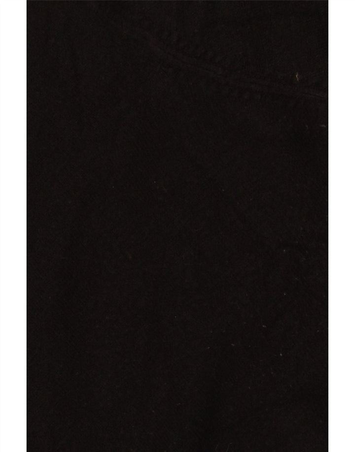 Damski sweter z wywijanym dekoltem Essentials UK 14 Średni czarny akryl