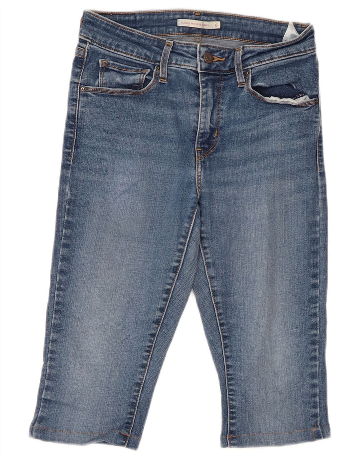 LEVI'S Damskie klasyczne jeansy Skinny Capri ze średnim stanem US 6 Medium W26 L14 Niebieskie