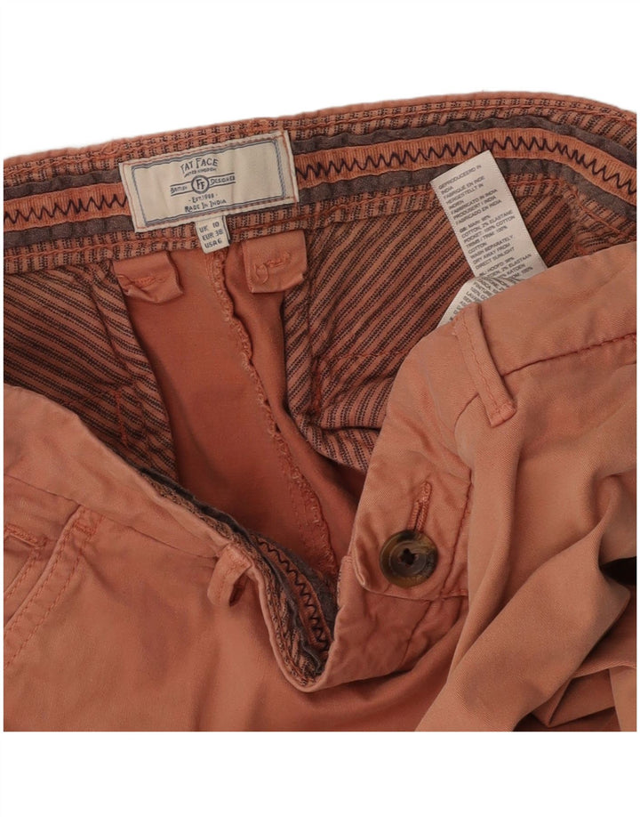 Damskie bermudy FAT FACE UK 10 Small W27 Pomarańczowa bawełna