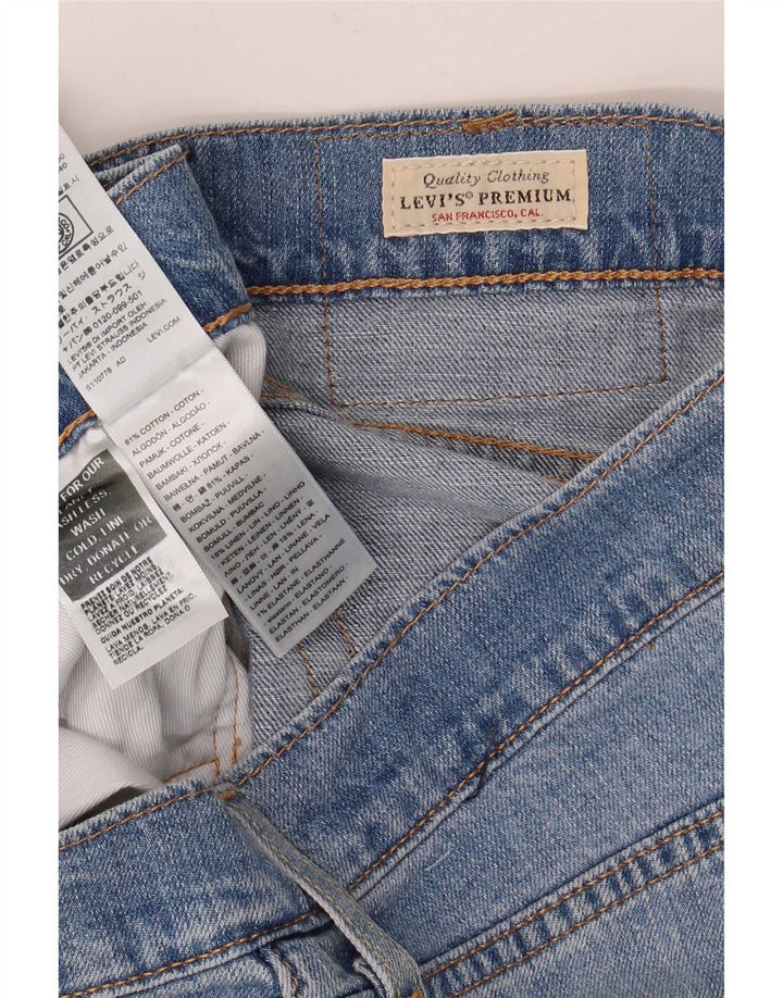 Męskie jeansy Levi's 511 Slim W32 L30 Niebieska bawełna