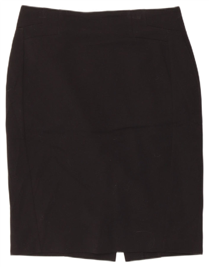 Marks & Spencer Damska spódnica ołówkowa UK 12 Medium W32 Czarny poliester