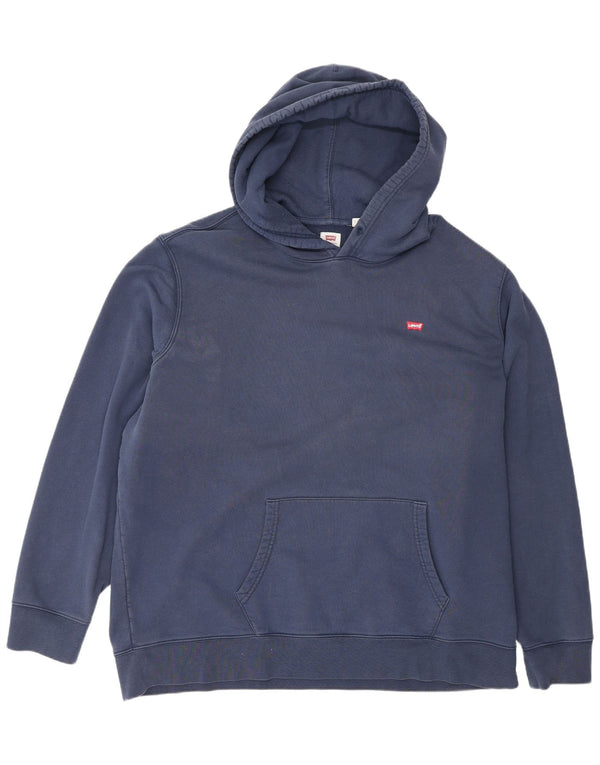 Męski standardowy sweter z kapturem Levi's 2XL, granatowy, bawełniany