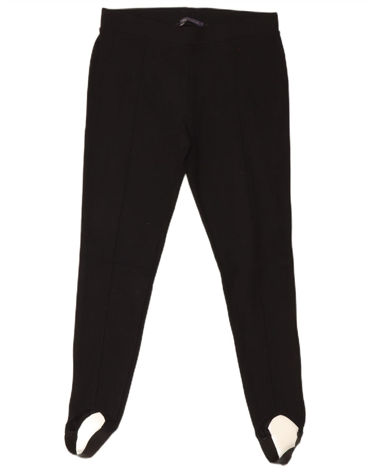 Damskie legginsy Marks & Spencer Stirrup UK 12, średnia czarna wiskoza