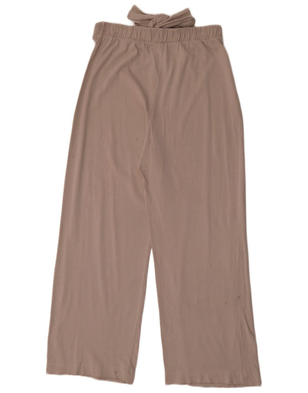 Damskie spodnie dresowe Zara UK 18 XL Beżowa bawełna