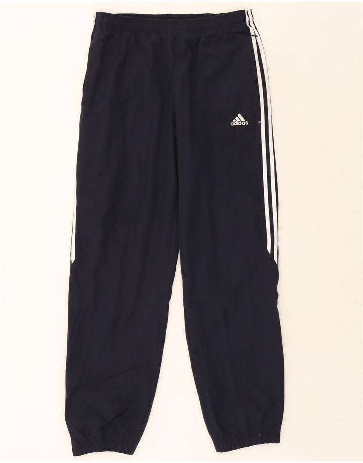 Adidas Męskie spodnie dresowe Joggery Średni granatowy poliester