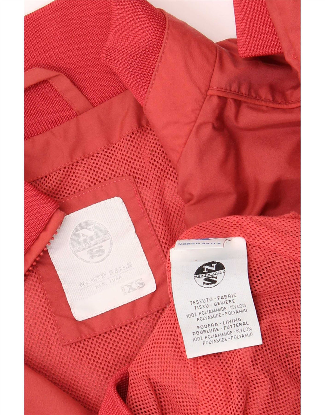 Męska kurtka bomberka North Sails UK 34 XS, czerwona, poliamidowa