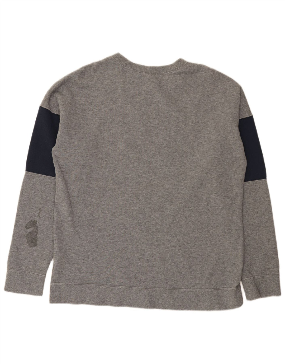 Męska bluza Nike z grafiką, duża, szara, bawełniana z blokami kolorów