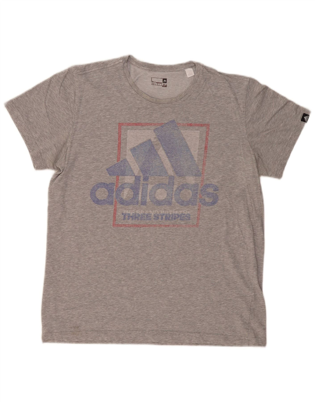 Męski T-shirt ADIDAS Climalite Graphic Top, duży, szary