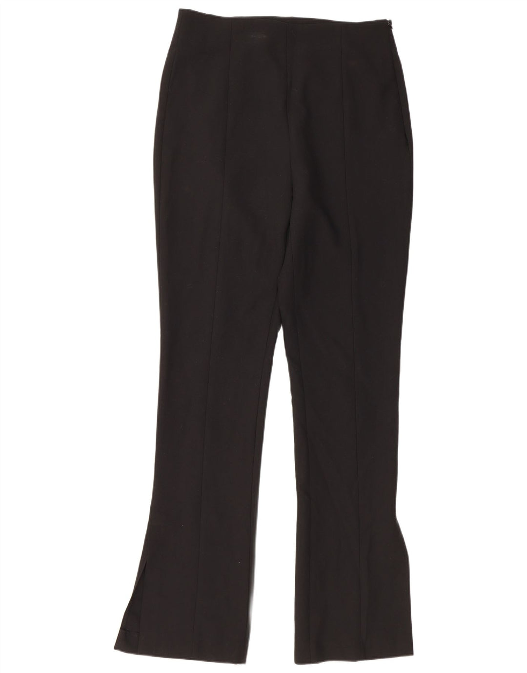 Damskie spodnie typu casual ZARA Bootcut, duże, czarne, z poliestru