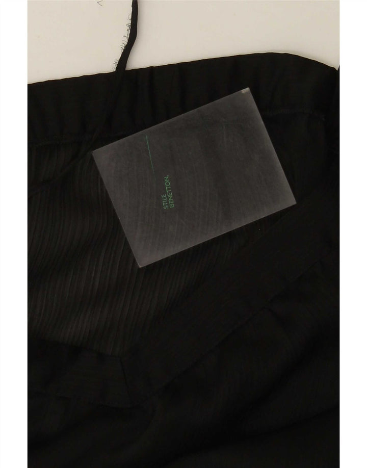 Damski top na ramiączkach Benetton UK 12, średni czarny