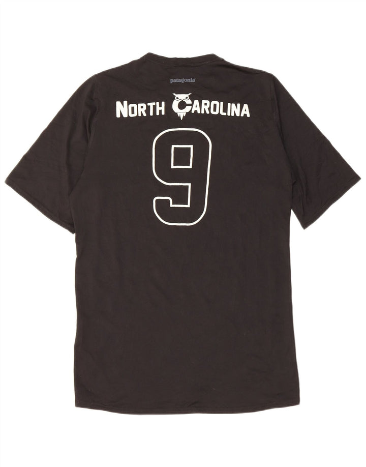 Męski T-shirt z grafiką Patagonia North Carolina, średni czarny poliester
