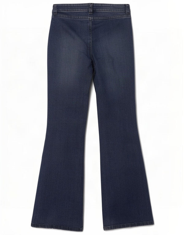 Damskie jeansy Lee Kiana Flared W30 L31 Niebieskie bawełniane